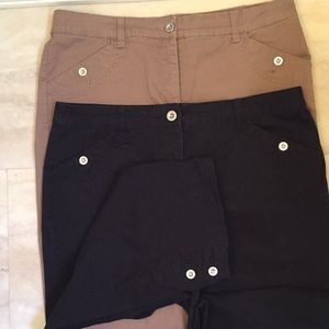 2 pair capris
